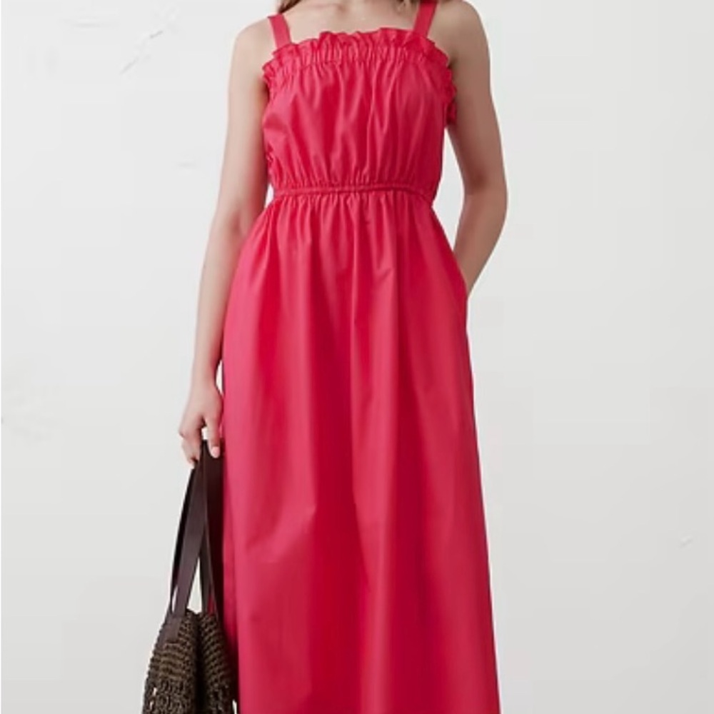 Banana Republic Hot Pink Maxi Dress NWT
